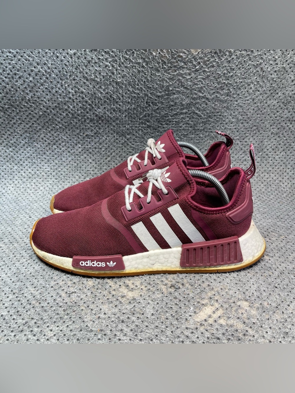 Adidas NMD R1 Burgundy Gum Shoes Size 9 Men’s